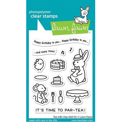Lawn Fawn Clear Stamps - Tea-Rrific Day Add-On